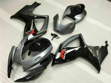 Prata Cinzento Abs Plástico Suzuki GSXR 600 / 750 K6 06-07