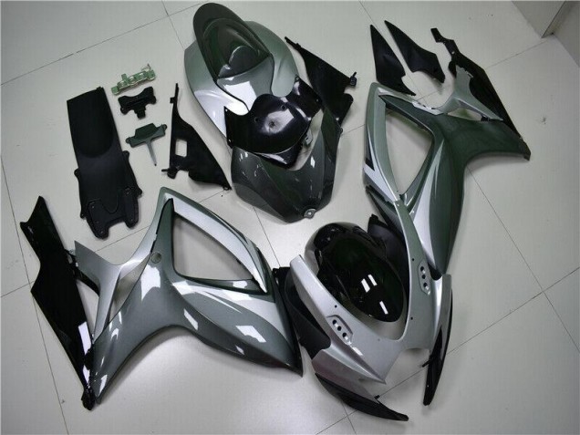 Prata Cinzento Carroçaria Suzuki GSXR 600 / 750 K6 06-07
