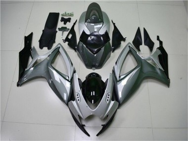 Prata Cinzento Carroçaria Suzuki GSXR 600 / 750 K6 06-07