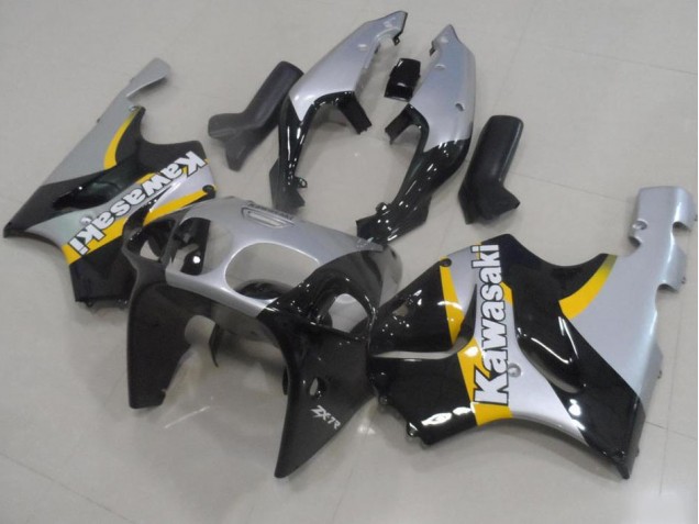 Prata & Preto Carenagem Kawasaki ZX9R 00-01