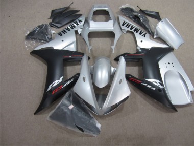 Prata Preto Carenagem Yamaha R1 04-06