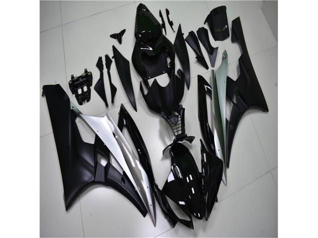Prata Preto Carenagem Yamaha R6 08-16