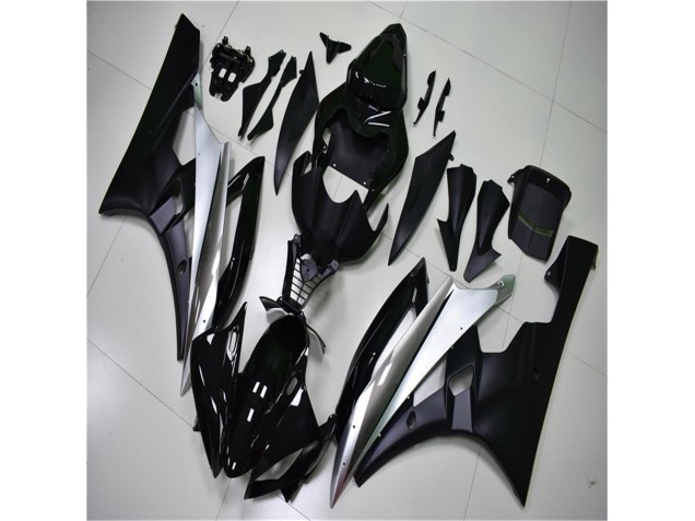 Prata Preto Carenagem Yamaha R6 08-16
