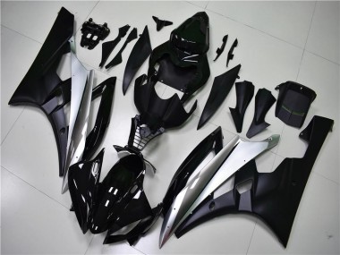 Prata Preto Carenagem Yamaha R6 08-16