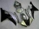 Prata Preto Carenagem Yamaha R6 08-16 Prata Preto Carenagem Yamaha R6 08-16