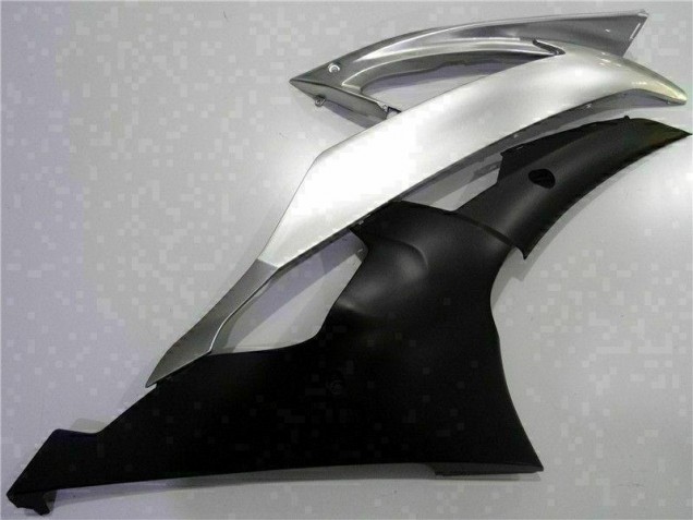 Prata Preto Carenagem Yamaha R6 08-16 Prata Preto Carenagem Yamaha R6 08-16