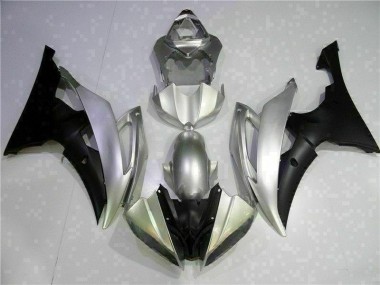 Prata Preto Carenagem Yamaha R6 08-16