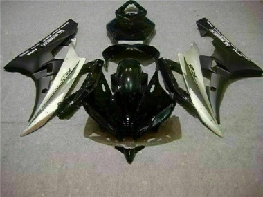 Prata Preto Injeção Kit Carenagem Yamaha R6 06-07