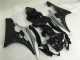 Prata Preto Injeção Kit Carenagem Yamaha R6 06-07