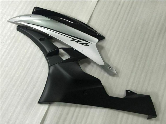 Prata Preto Injeção Kit Carenagem Yamaha R6 06-07