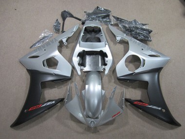 Prata Preto Kit Carenagem Yamaha R6 03-05