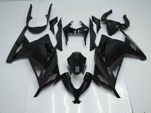 Preto Abs Carenagem Kawasaki ZX 300R 13-16 Preto Abs Carenagem Kawasaki ZX 300R 13-16