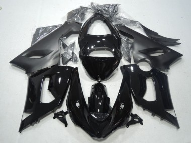 Preto Abs Kit Carenagem & Plásticos Kawasaki ZX6R 05-06