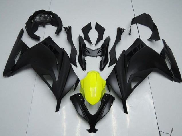 Preto Amarelo Carenagem Kawasaki ZX 300R 13-16