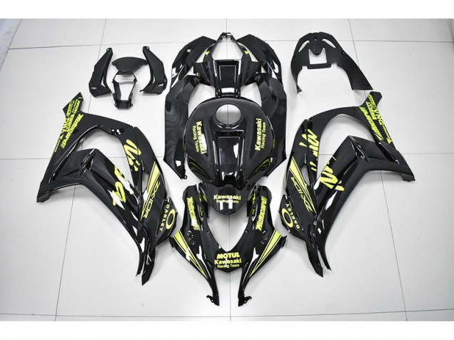 Preto Amarelo Corrida Ninja Carenagem Kawasaki ZX10R 16-19