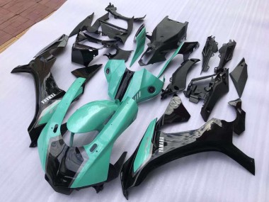 Preto Azul Injeção Kit Carenagem Yamaha R1 15-19
