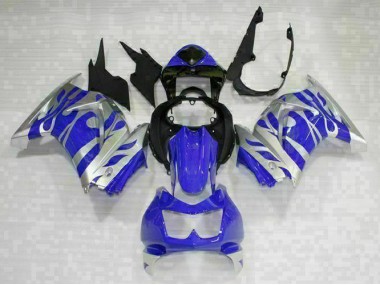 Preto Azul Kit Carenagem Kawasaki EX250 08-12