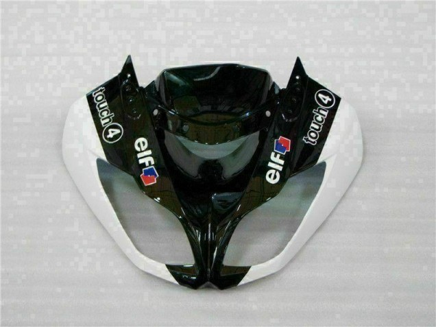 Preto Branco 3M Touch4 Injeção Kits Carenagem Kawasaki ZX6R 09-12 Preto Branco 3M Touch4 Injeção Kits Carenagem Kawasaki ZX6R 09-12