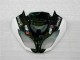 Preto Branco 3M Touch4 Injeção Kits Carenagem Kawasaki ZX6R 09-12 Preto Branco 3M Touch4 Injeção Kits Carenagem Kawasaki ZX6R 09-12
