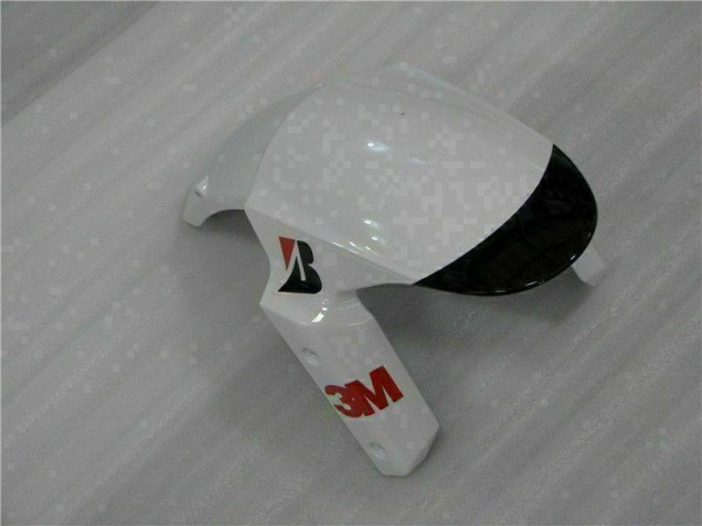 Preto Branco 3M Touch4 Injeção Kits Carenagem Kawasaki ZX6R 09-12 Preto Branco 3M Touch4 Injeção Kits Carenagem Kawasaki ZX6R 09-12