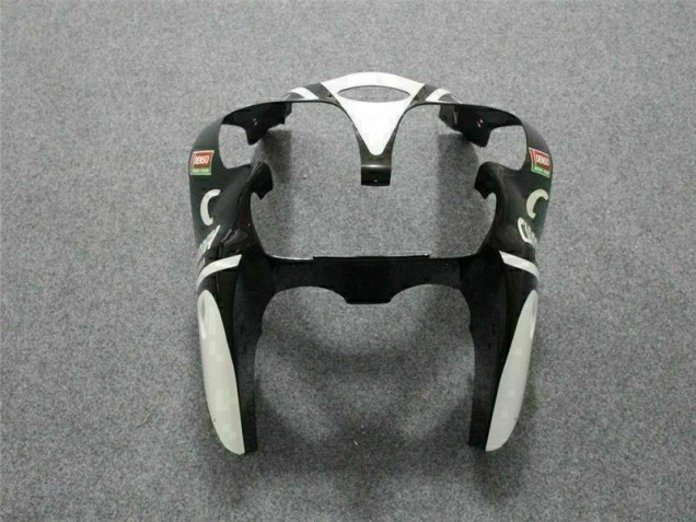 Preto Branco Eurobet Carenagem Kawasaki ZX6R 00-02 Preto Branco Eurobet Carenagem Kawasaki ZX6R 00-02