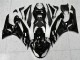 Preto Branco Ninja Carenagem Kawasaki ZX6R 09-12 Preto Branco Ninja Carenagem Kawasaki ZX6R 09-12