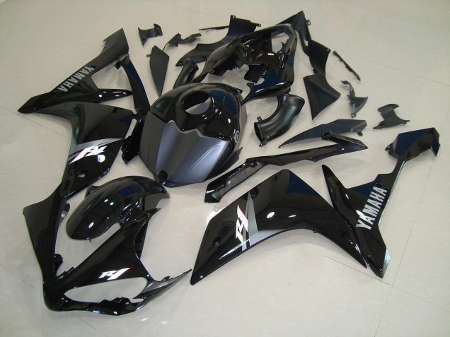 Preto Brilhante Branco Carenagem Yamaha R1 07-08