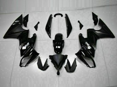 Preto Brilhante Carenagem Kawasaki EX650 09-11