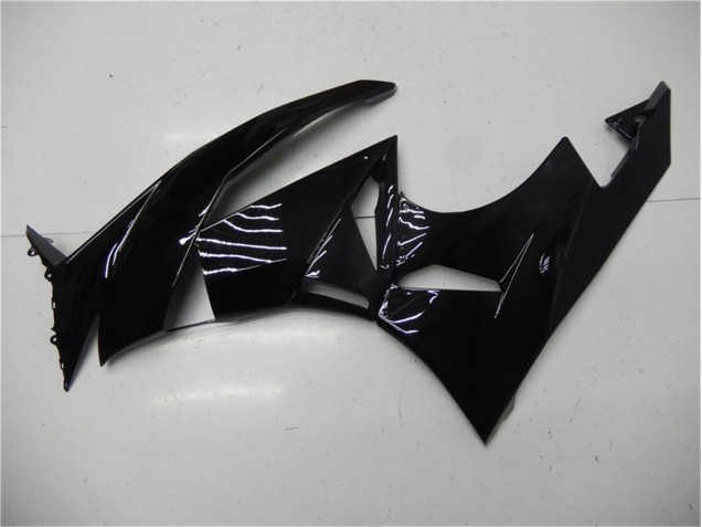 Preto Brilhante Carenagem Kawasaki ZX6R 09-12 Preto Brilhante Carenagem Kawasaki ZX6R 09-12