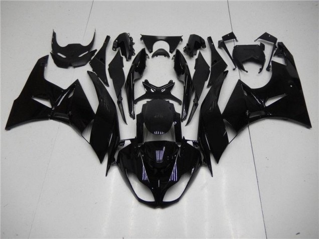 Preto Brilhante Carenagem Kawasaki ZX6R 09-12 Preto Brilhante Carenagem Kawasaki ZX6R 09-12