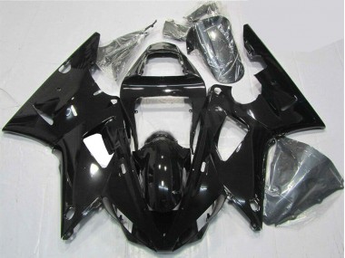 Preto Brilhante Carenagem Yamaha R1 00-01