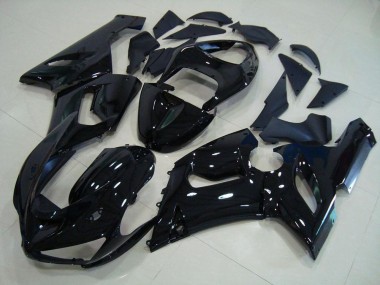 Preto Brilhante Kits Carenagem Kawasaki ZX6R 05-06