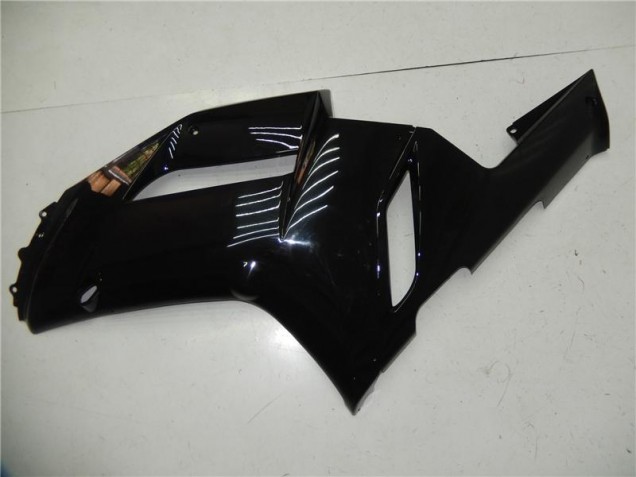 Preto Brilhante Kits Carenagem Kawasaki ZX6R 07-08 Preto Brilhante Kits Carenagem Kawasaki ZX6R 07-08