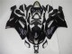 Preto Brilhante Kits Carenagem Kawasaki ZX6R 07-08 Preto Brilhante Kits Carenagem Kawasaki ZX6R 07-08