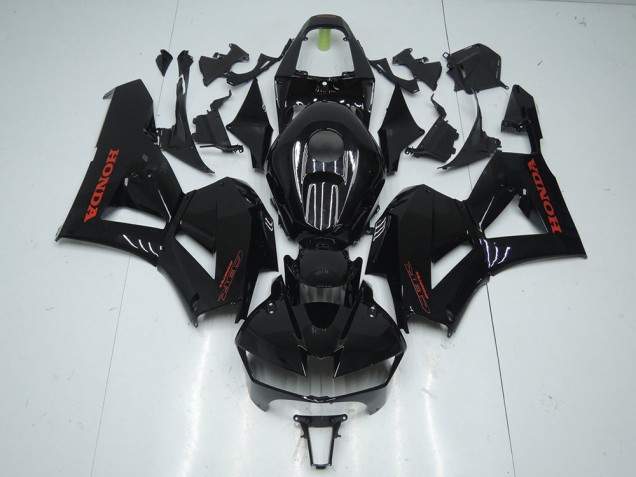 Preto Brilhante & Vermelho Adesivo Carenagem Honda CBR 600RR 13-21 Preto Brilhante & Vermelho Adesivo Carenagem Honda CBR 600RR 13-21