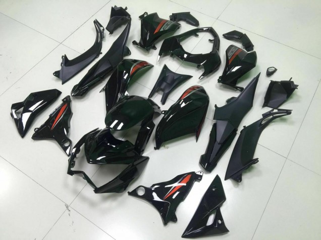 Preto Carenagem Kawasaki Z800 13-16