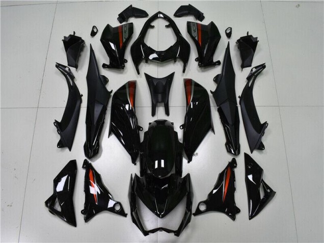 Preto Carenagem Kawasaki Z800 13-16