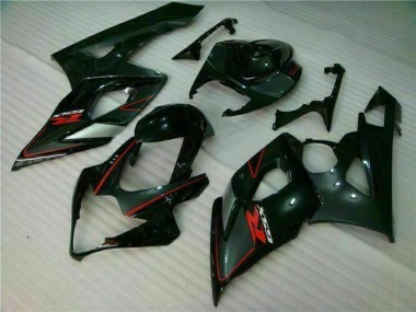 Preto Carenagem & Plástico Suzuki GSXR 1000 K5 05-06