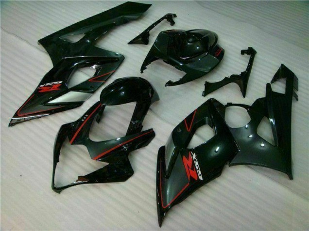 Preto Carenagem & Plástico Suzuki GSXR 1000 K5 05-06