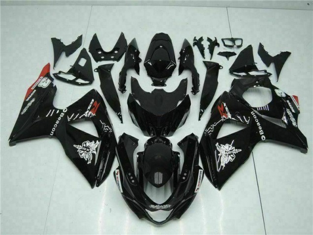 Preto Carenagem & Plástico Suzuki GSXR 1000 K9 09-16