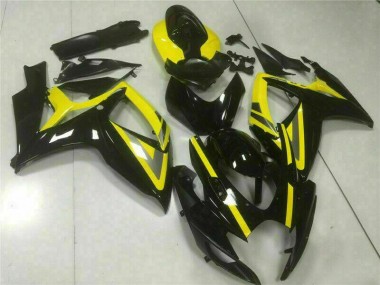 Preto Carenagem & Plástico Suzuki GSXR 600 / 750 K6 06-07