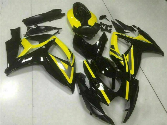 Preto Carenagem & Plástico Suzuki GSXR 600 / 750 K6 06-07