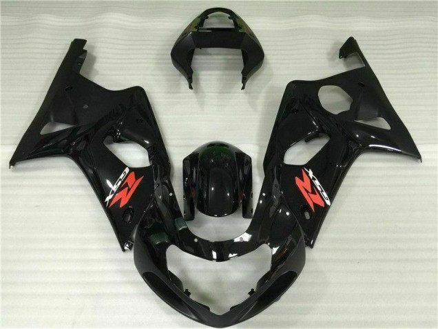 Preto Carenagem Suzuki GSXR 1000 K1 00-02 Preto Carenagem Suzuki GSXR 1000 K1 00-02