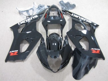 Preto Carenagem Suzuki GSXR 1000 K3 03-04
