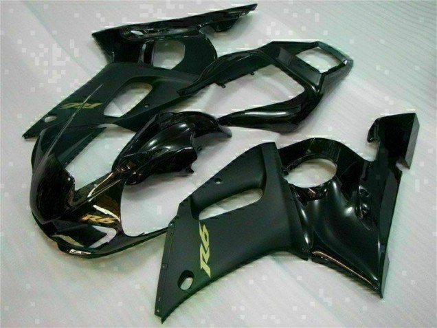 Preto Carenagem Yamaha R6 98-02 Preto Carenagem Yamaha R6 98-02