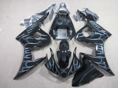 Preto & Chama Carenagem Yamaha R6 03-05