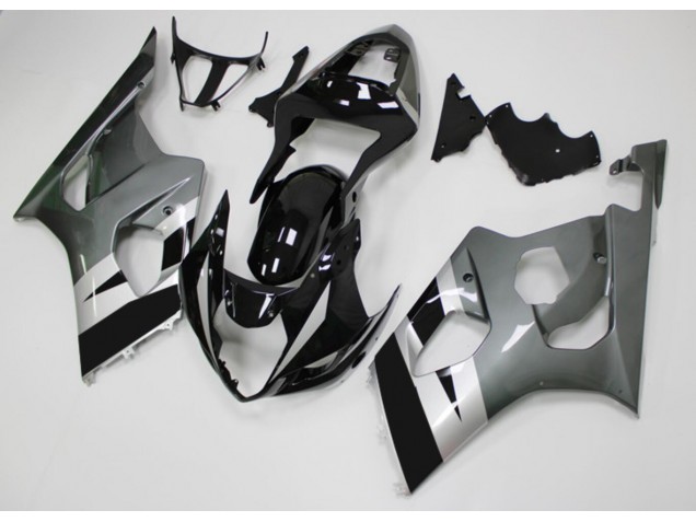 Preto Cinzento Carenagem Suzuki GSXR 1000 K3 03-04 Preto Cinzento Carenagem Suzuki GSXR 1000 K3 03-04