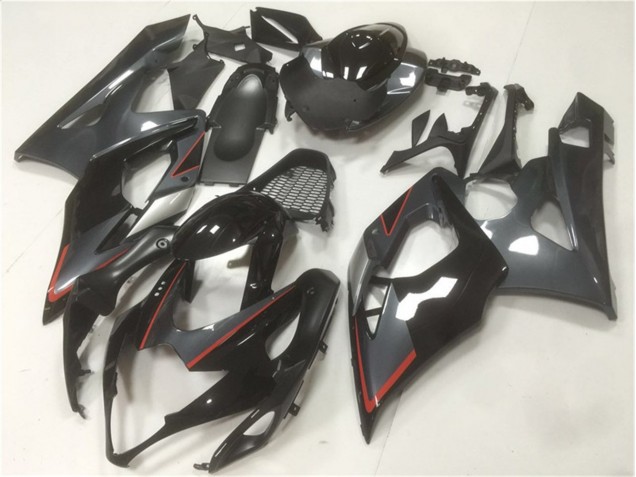 Preto Cinzento Carenagem Suzuki GSXR 1000 K5 05-06 Preto Cinzento Carenagem Suzuki GSXR 1000 K5 05-06