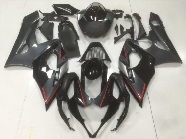 Preto Cinzento Carenagem Suzuki GSXR 1000 K5 05-06