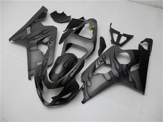 Preto Cinzento Carenagem Suzuki GSXR 600 / 750 K4 04-05 Preto Cinzento Carenagem Suzuki GSXR 600 / 750 K4 04-05